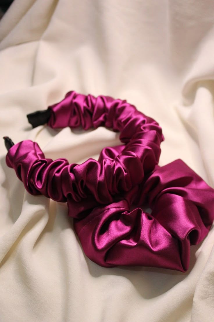 Silk Hair band & scrunchy - Handmade