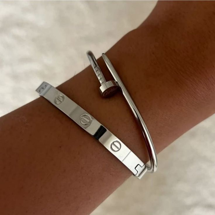 Cartier love and Nail bangle