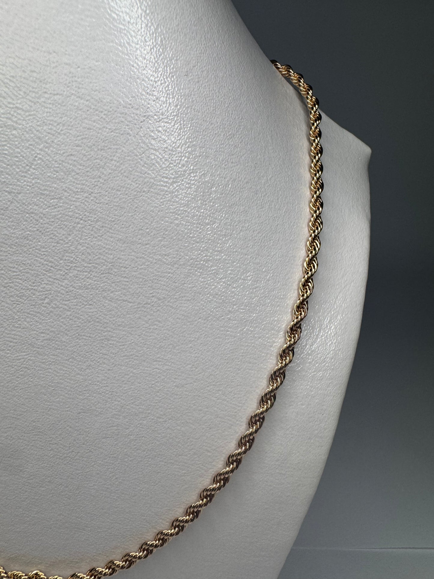 Gold Rope chain-Stainless Steel