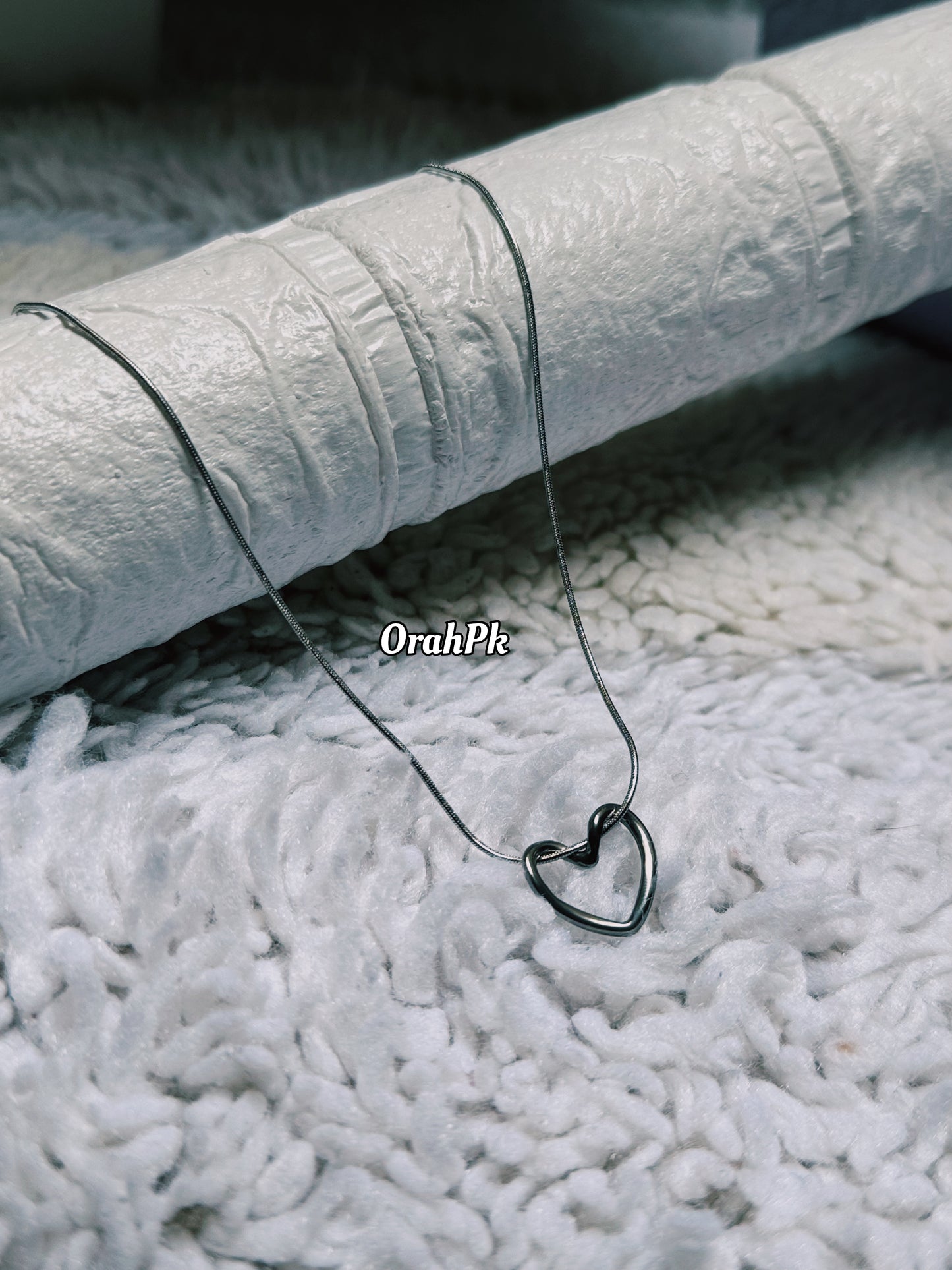 Silver Heart Pendant-Stainless Steel