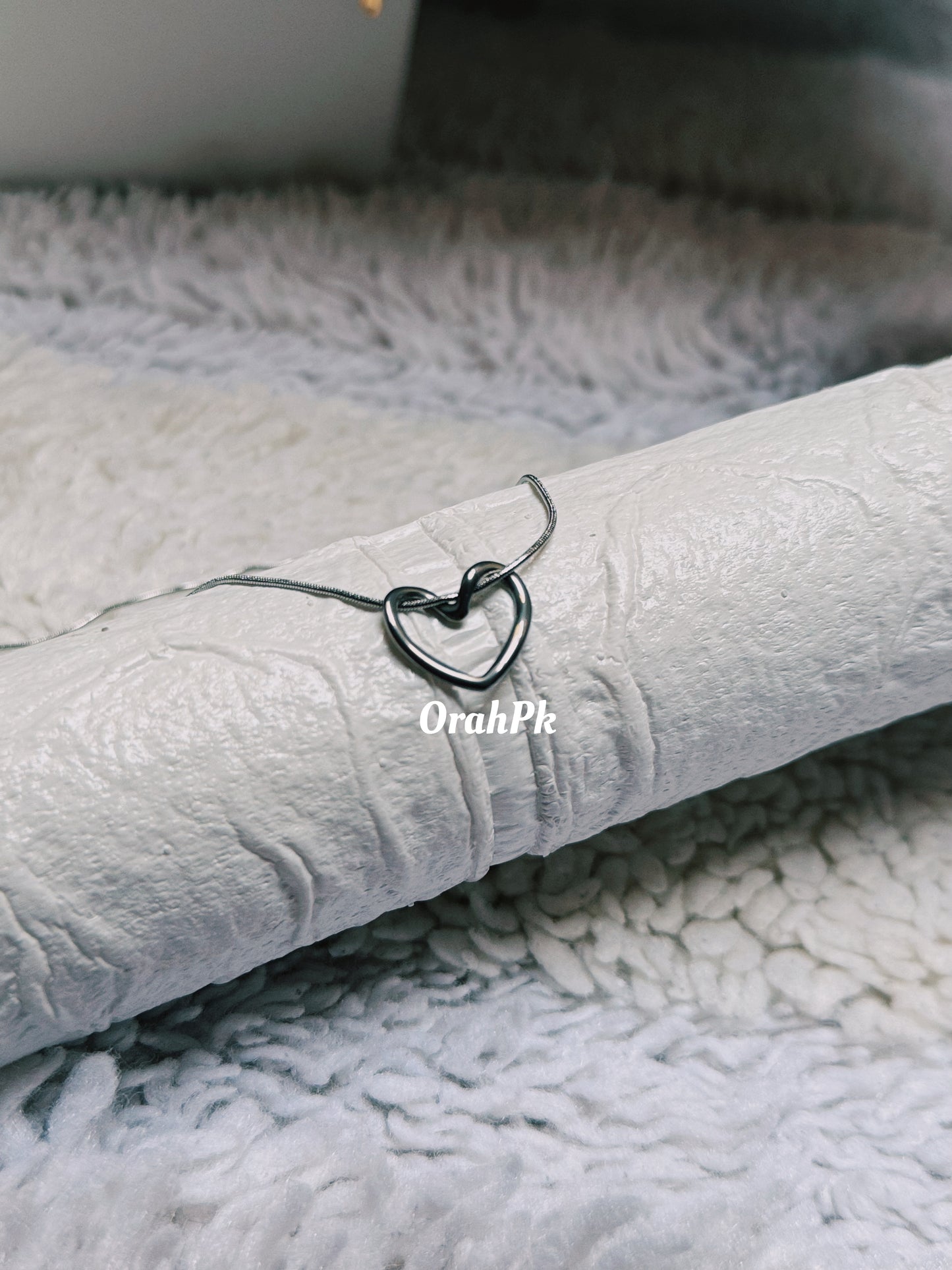 Silver Heart Pendant-Stainless Steel