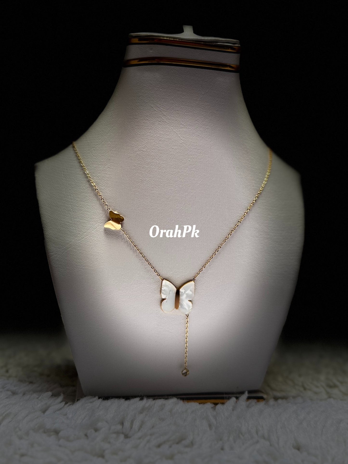 Crystal Butterfly-Stainless Steel