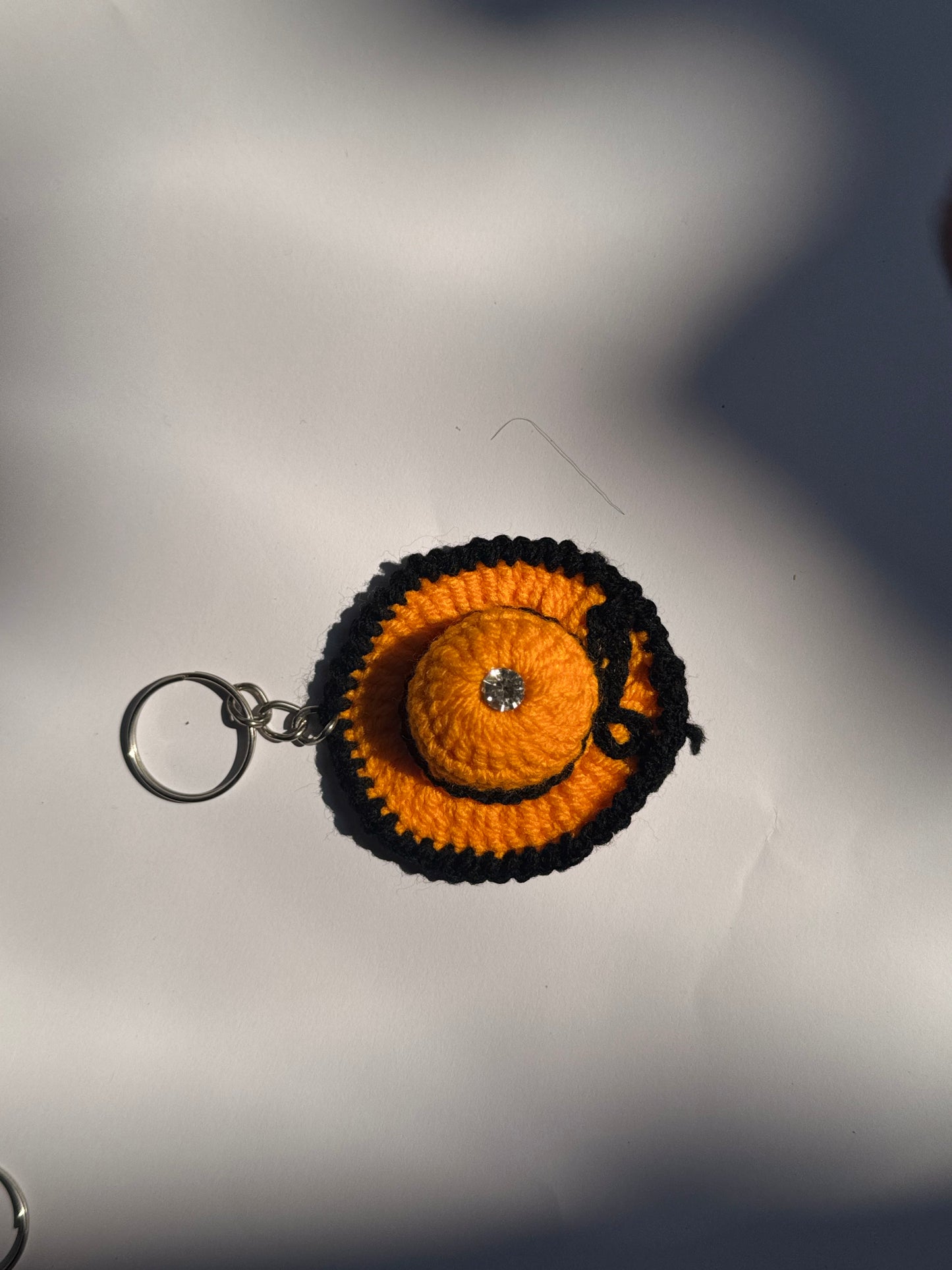 Mini Hat Keychain pair of 2 - Handmade