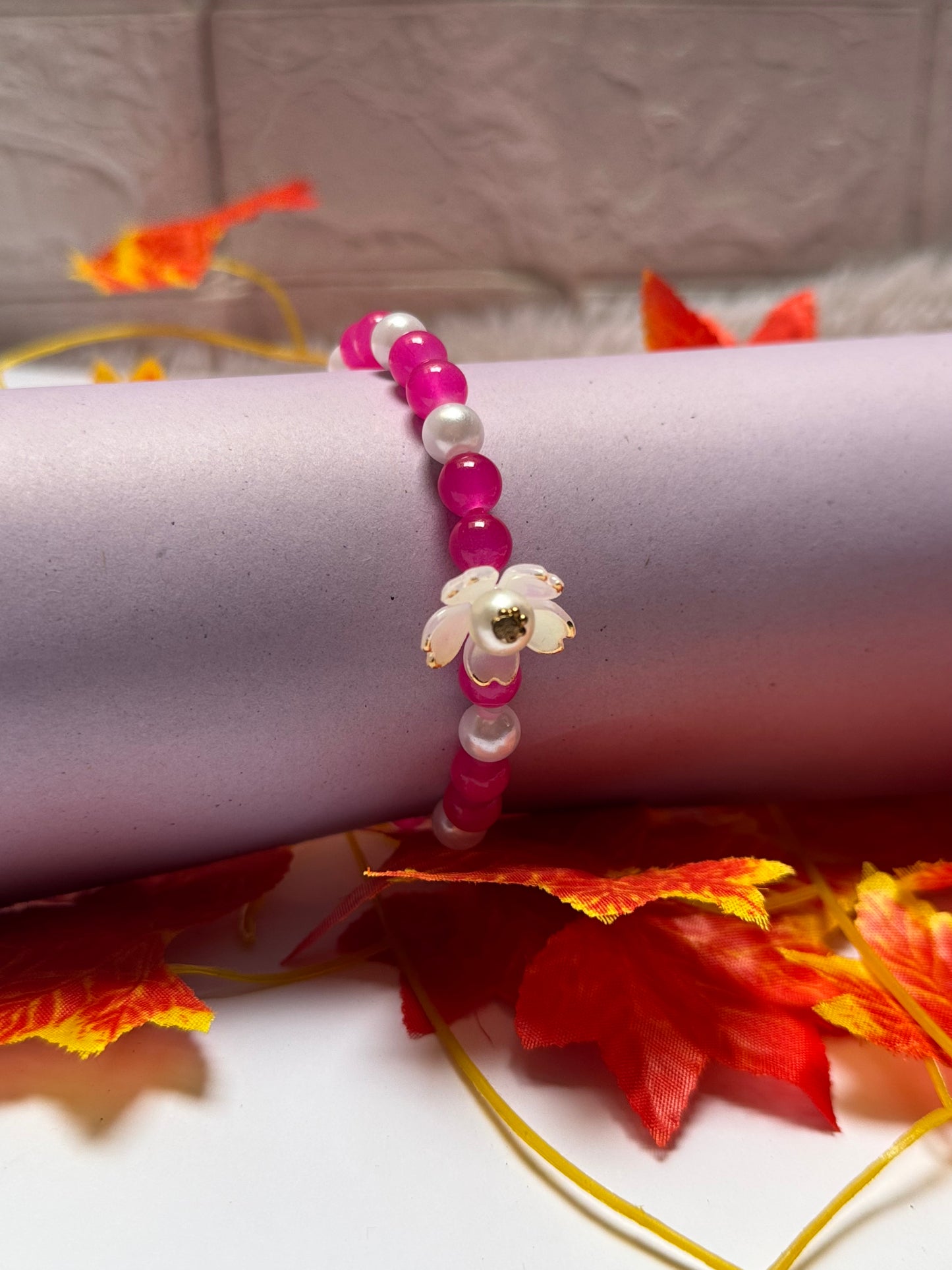 Floral Hand Charm - Handmade