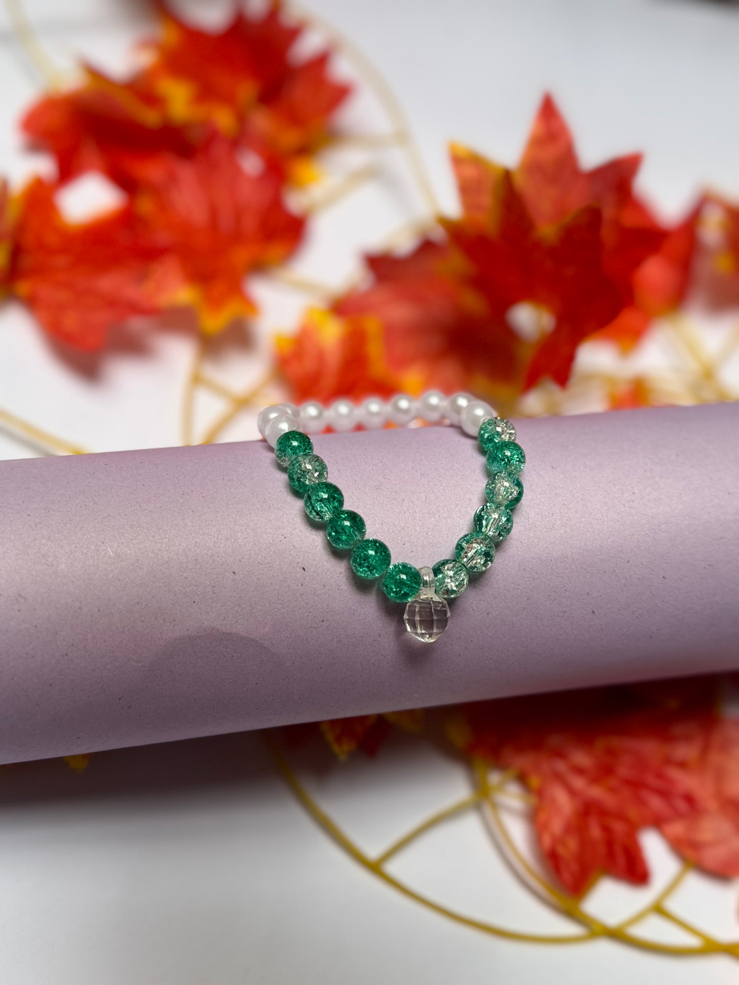 Glittered Hand Charm - Handmade