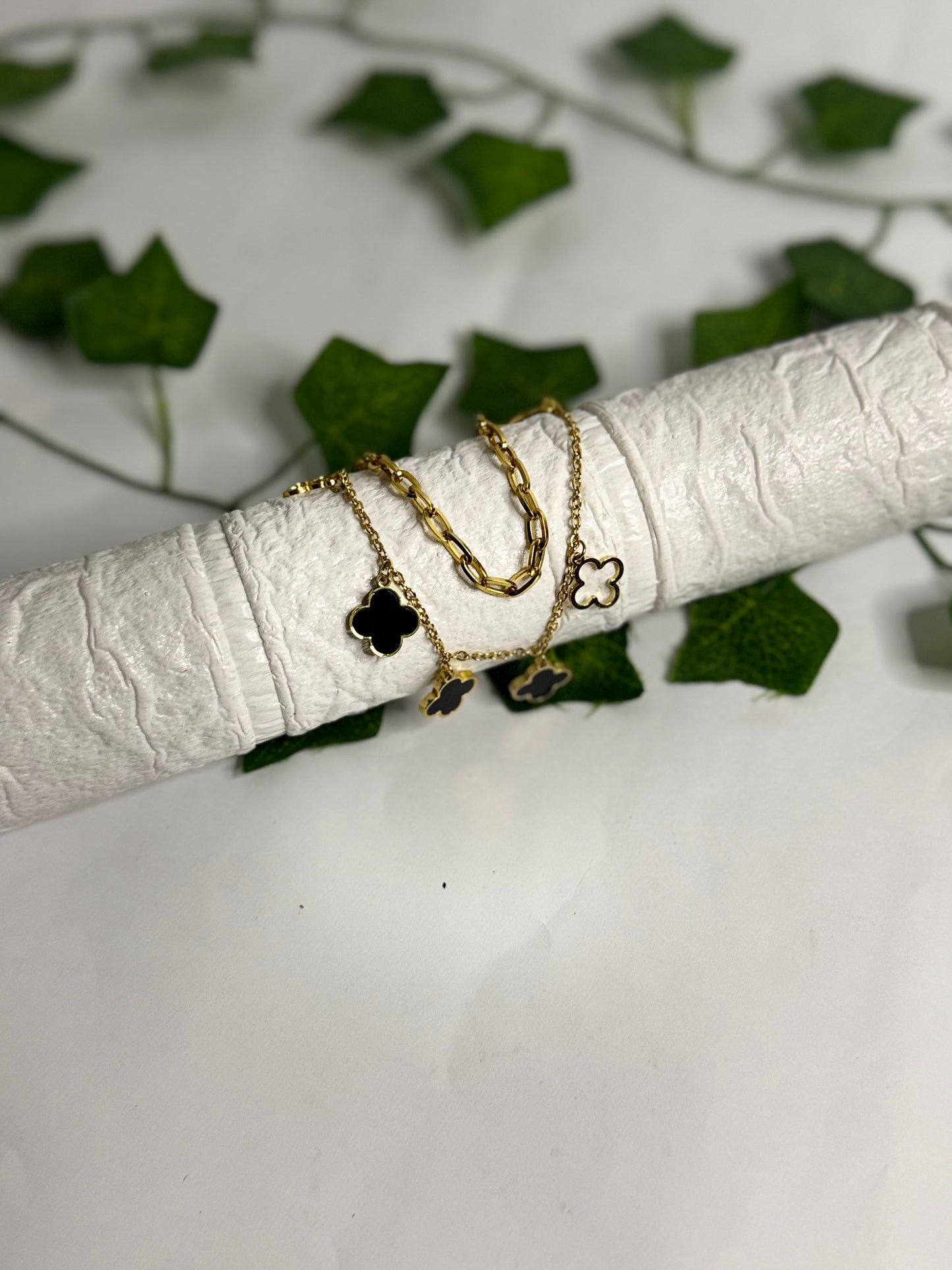 Double Layered Bracelet - Stainless steel