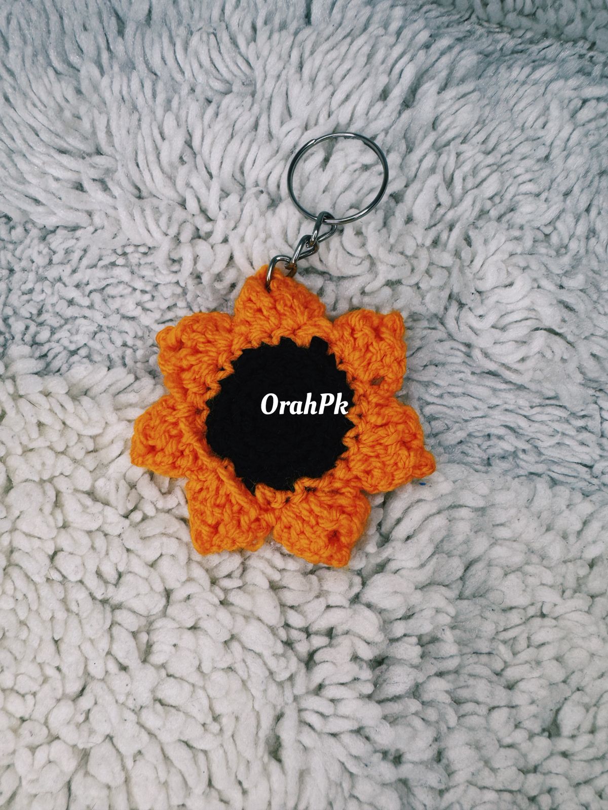 Sunflower Keychain -Handmade
