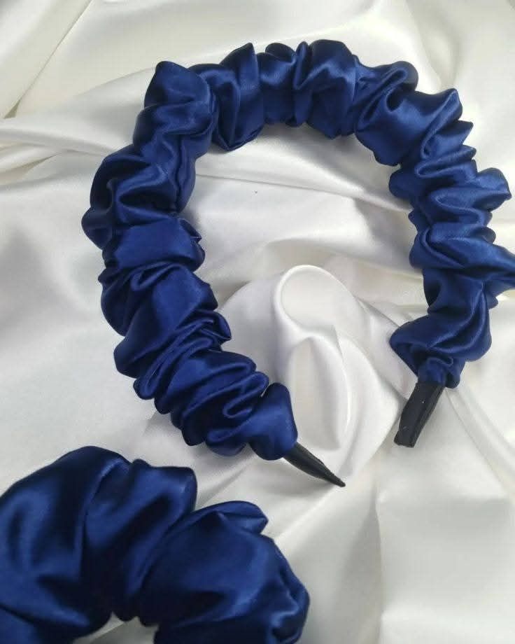Silk Hair band & scrunchy - Handmade