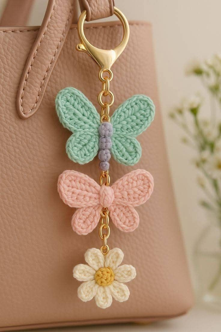 Butterfly Keychain