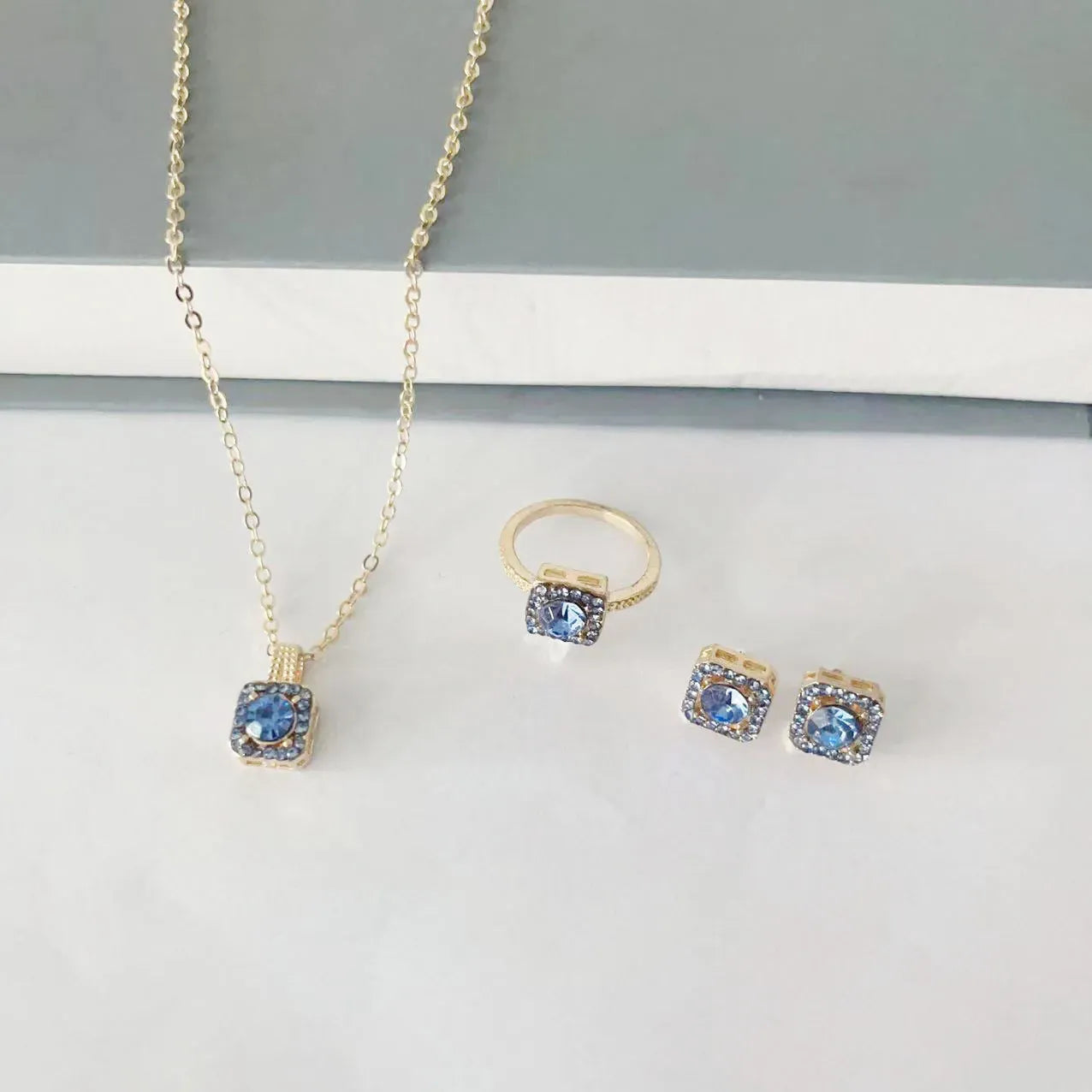 Square Zircon Pendant