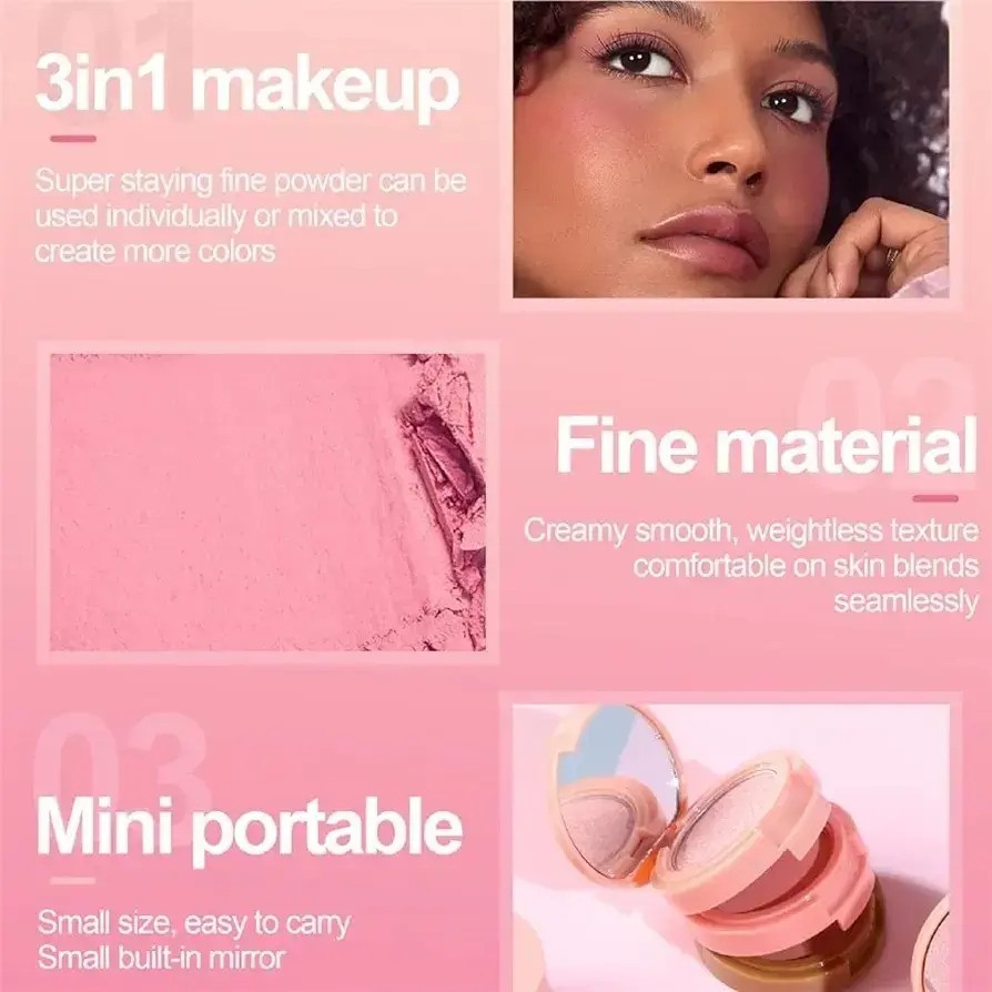 3 in 1 blusher