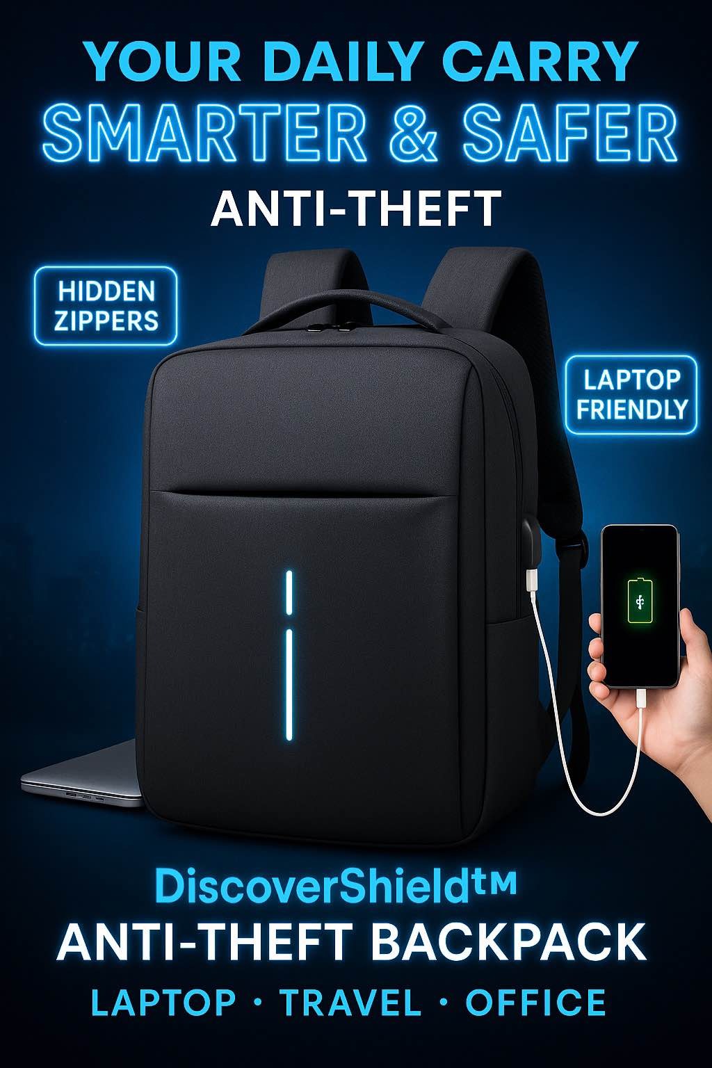 Smart Anti-Theft Backpack