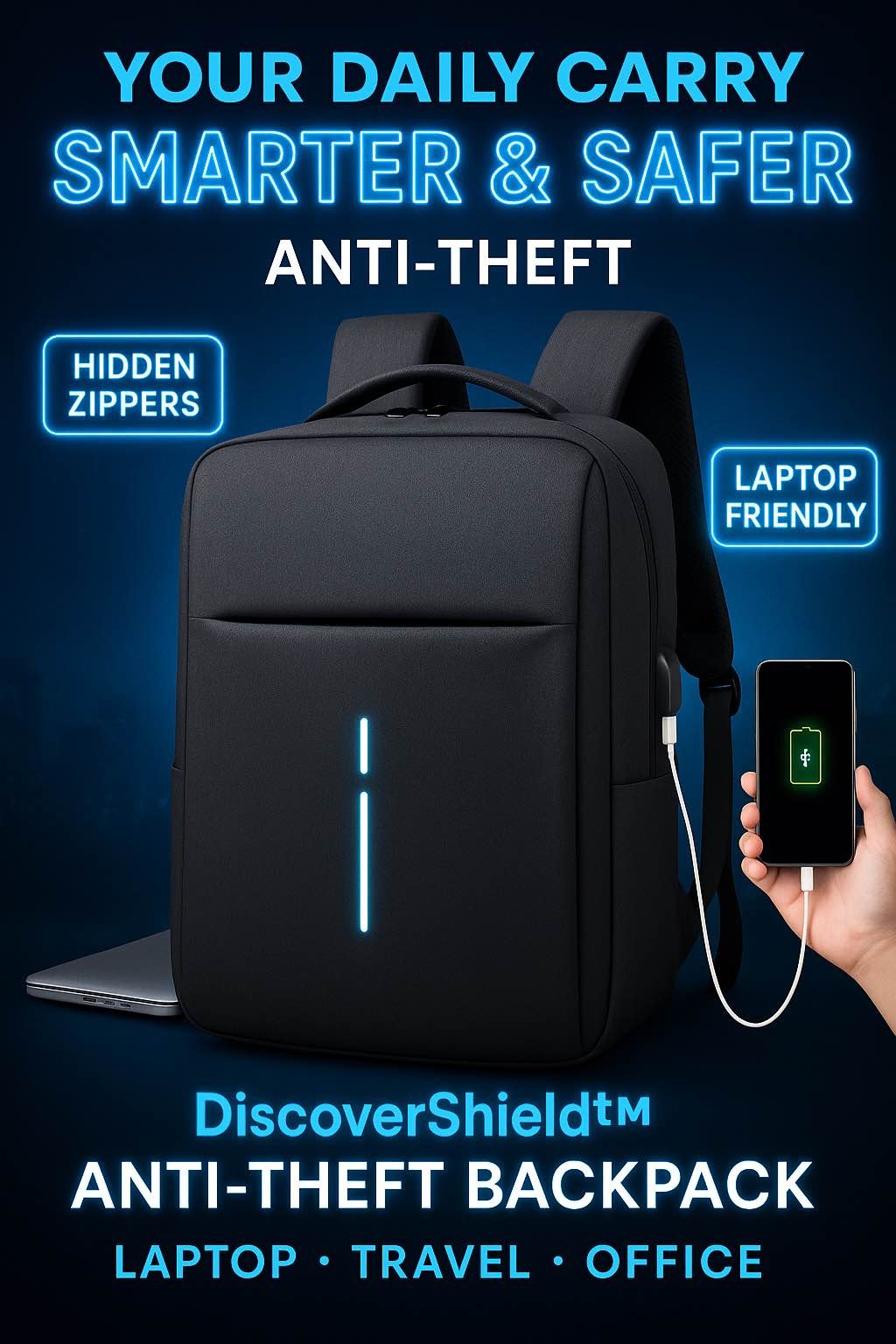 Smart Anti-Theft Backpack