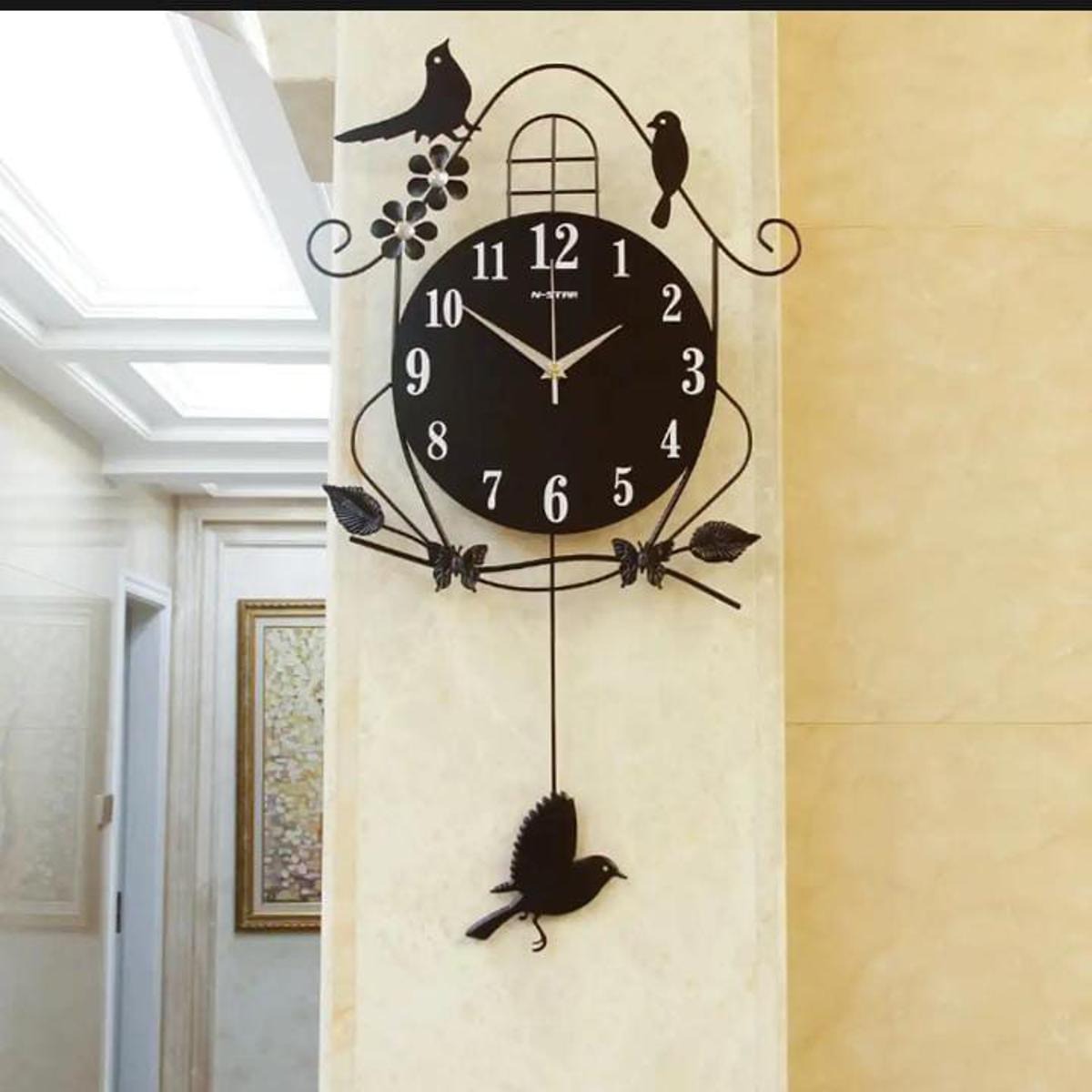 Bird Cage wall clock