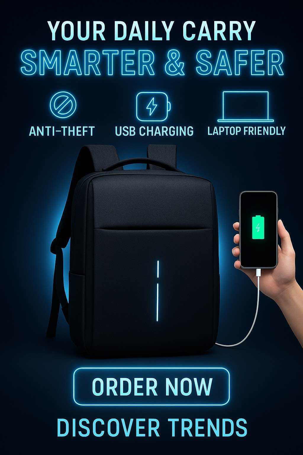 Smart Anti-Theft Backpack