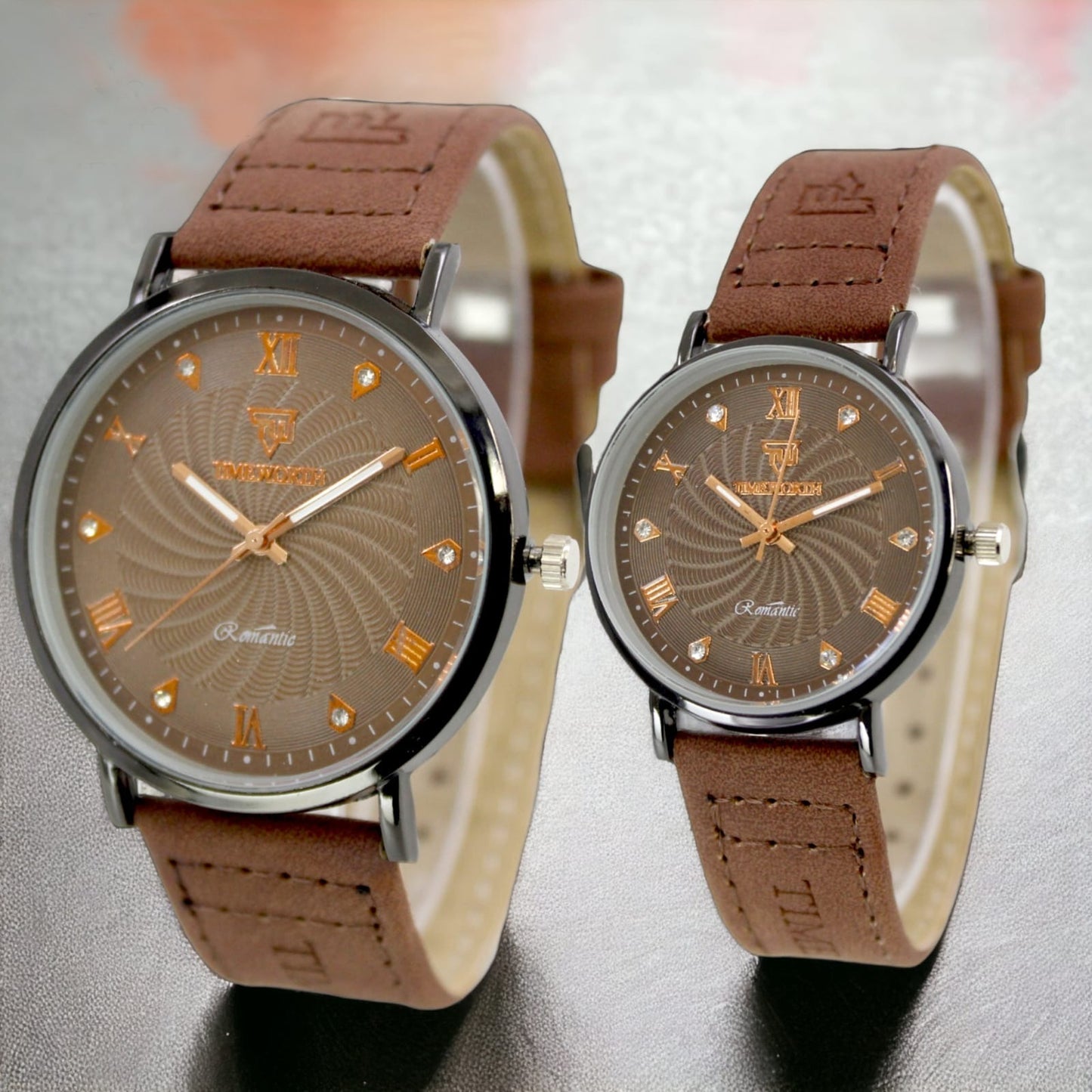 Leather Watch For Couple
