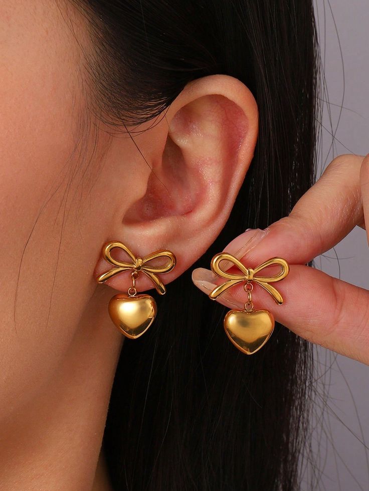 Cute Bow Studs - Stainless Steel