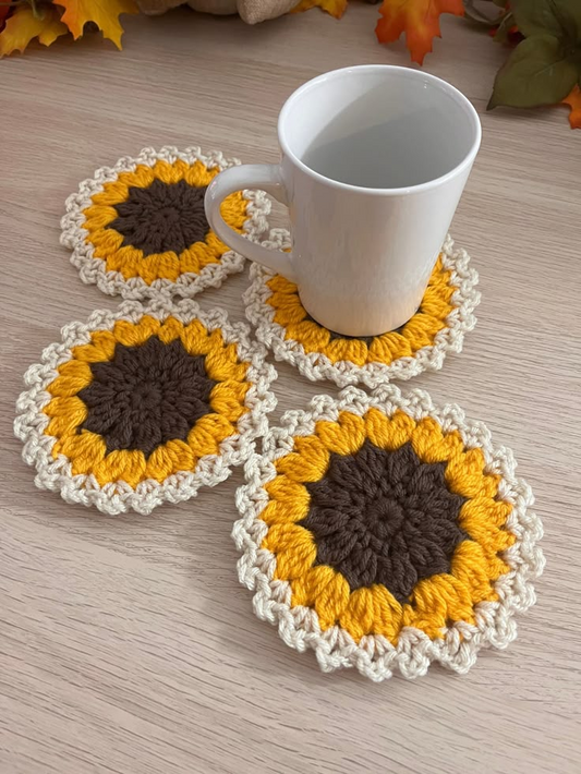 Sunflower cup holder