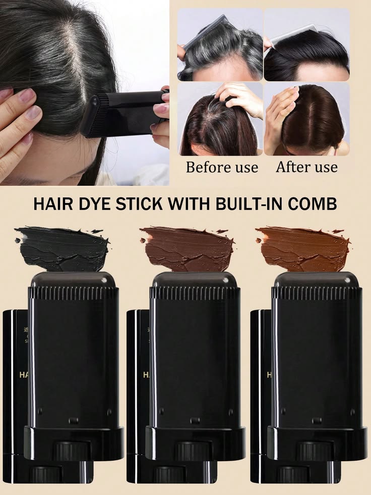 Quick Gray Hair Color Stick -  Long-Lasting