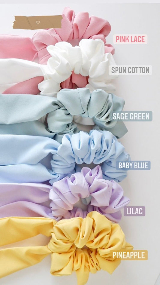 Scarf Scrunchies - Handmade