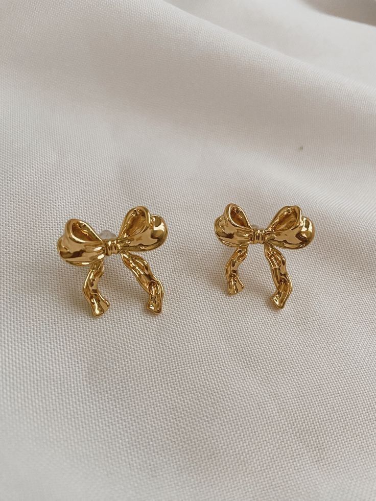 Cute Bow Studs - Stainless Steel