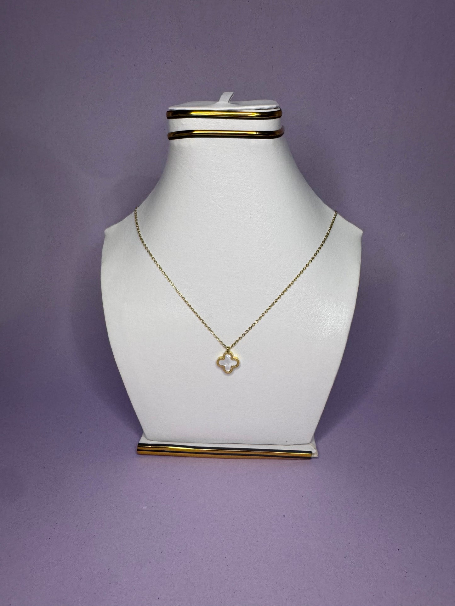 Four Leaf Clover Pendant 2 in 1