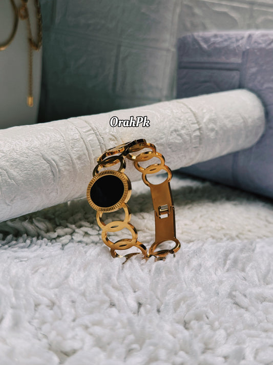 Gold Handcuff - Stainless Steel