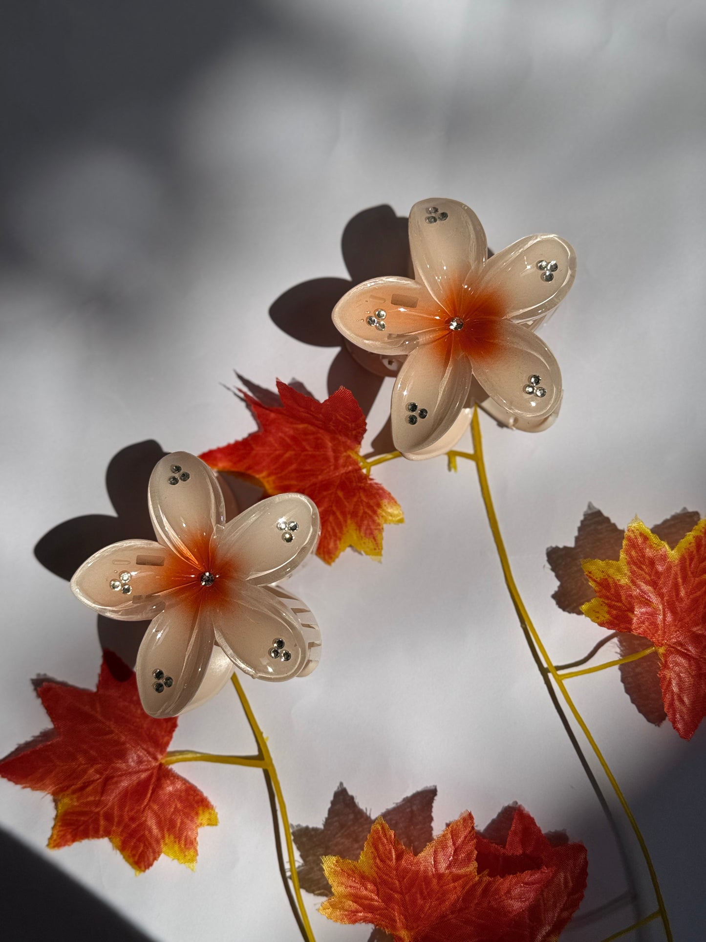 Pair of 2 Hibiscus Flower Catcher
