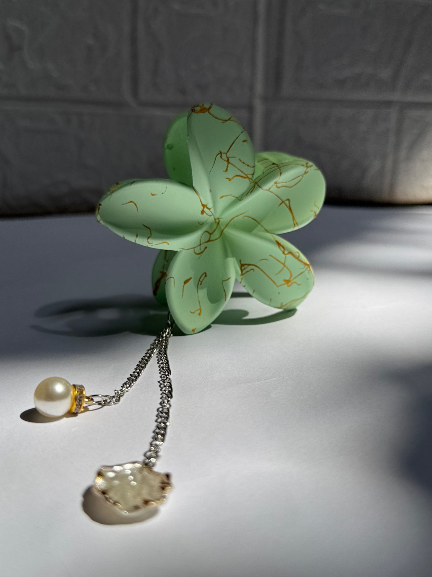 Hibiscus Flower with Pearl  - Any 3