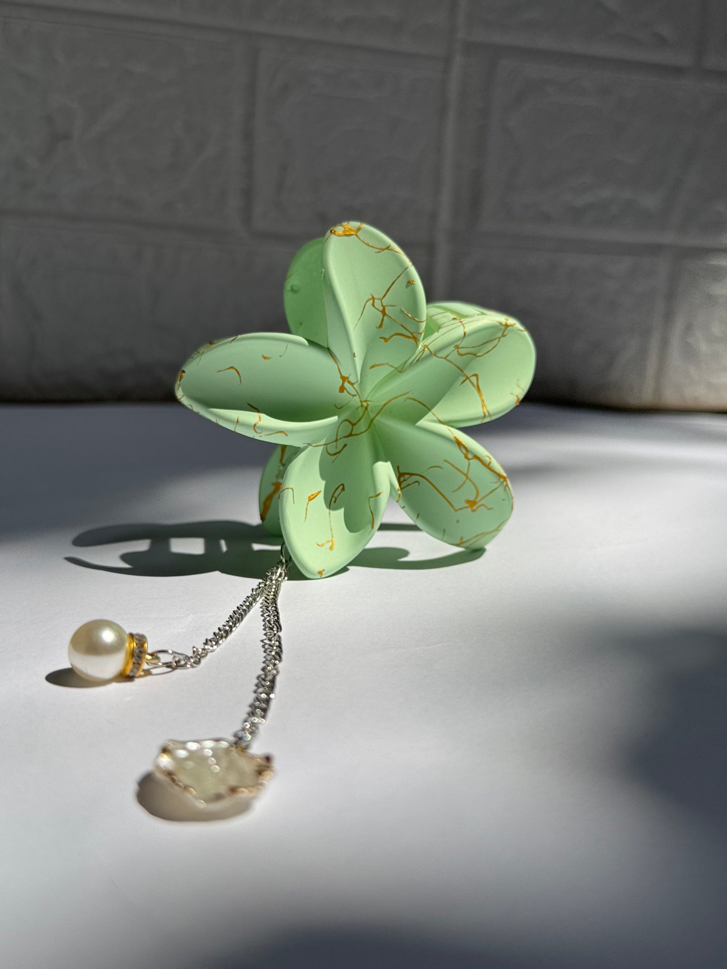 Hibiscus Flower with Pearl  - Any 3