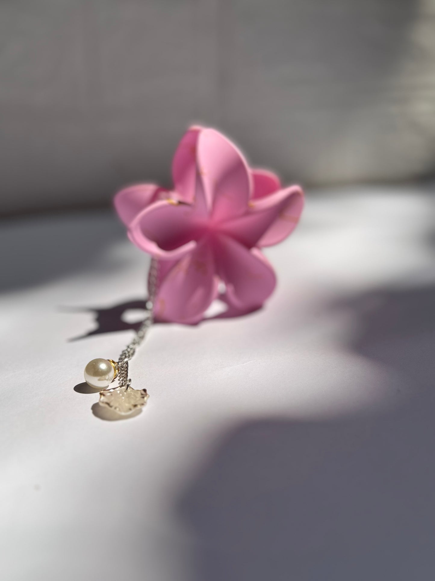 Hibiscus Flower with Pearl  - Any 3