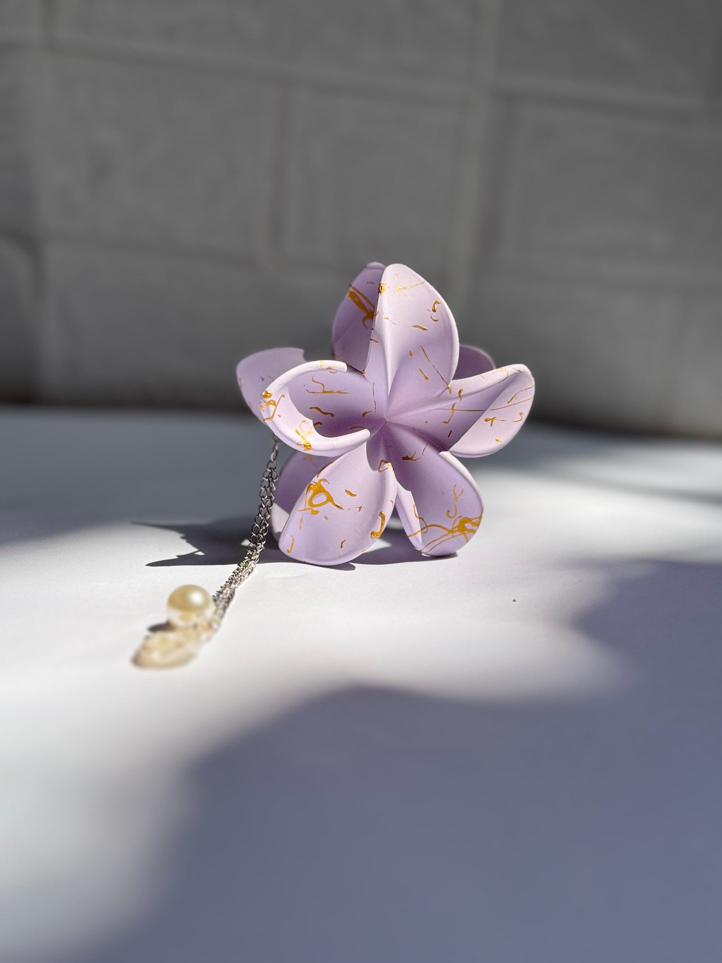 Hibiscus Flower with Pearl  - Any 3
