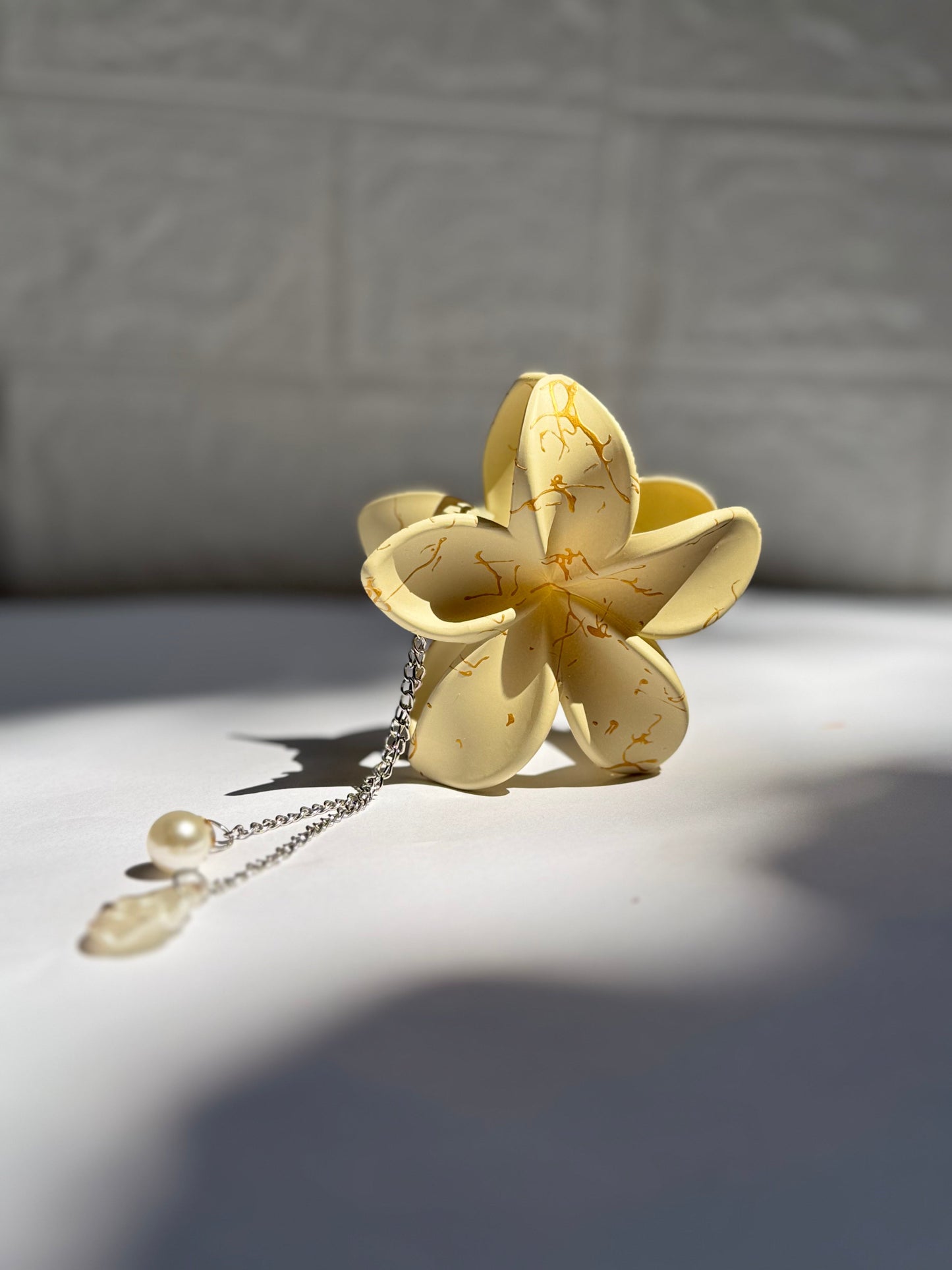 Pack of 3 Hibiscus Flower with Pearl  - Any 3