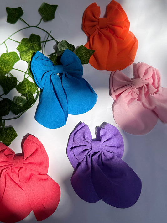 Colorfull Hair Bows - Any 3