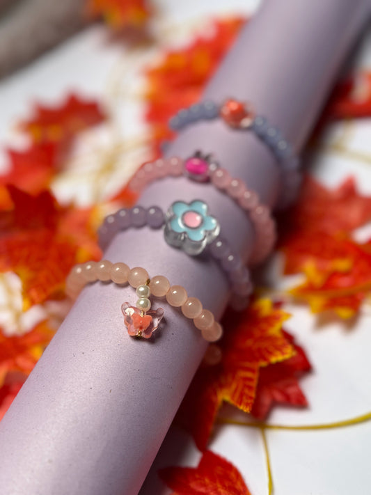 Pair of 4 Hand Charm Bracelet - Handmade