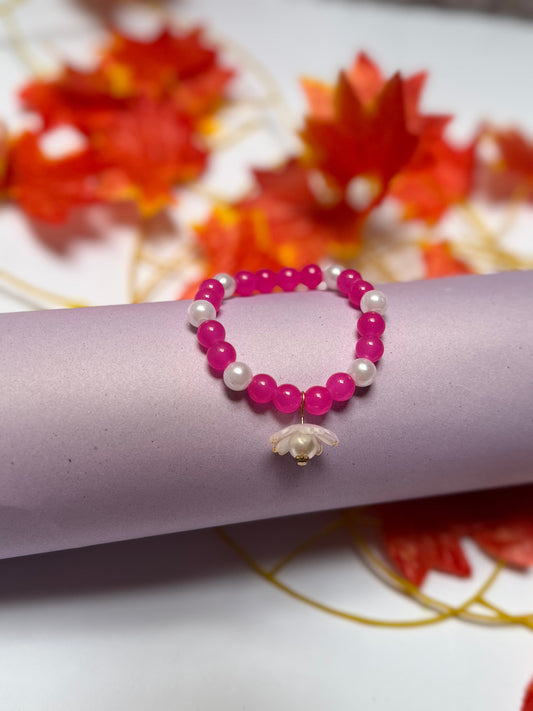 Floral Hand Charm - Handmade