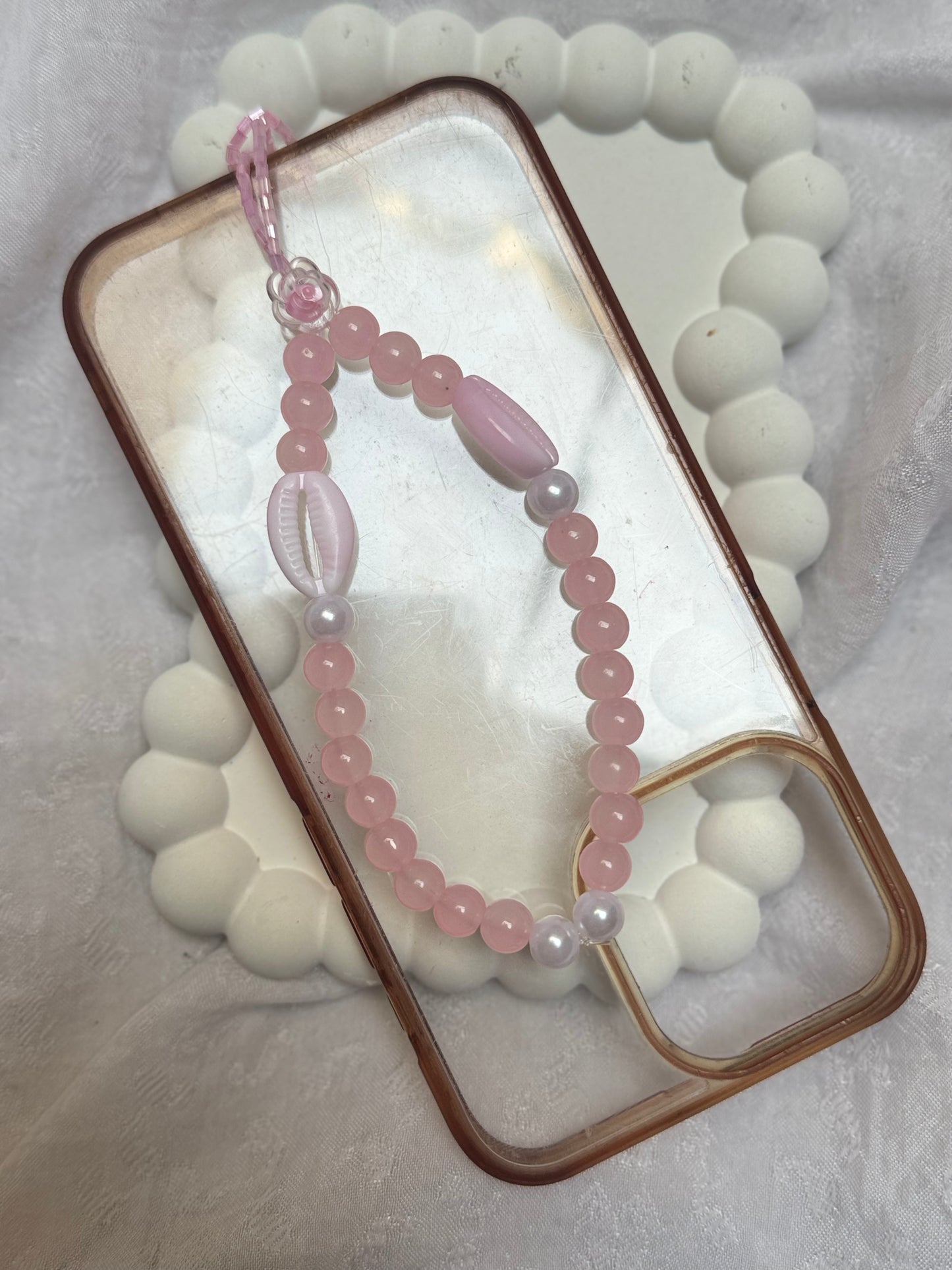 Sea Shell mobile charm - Handmade