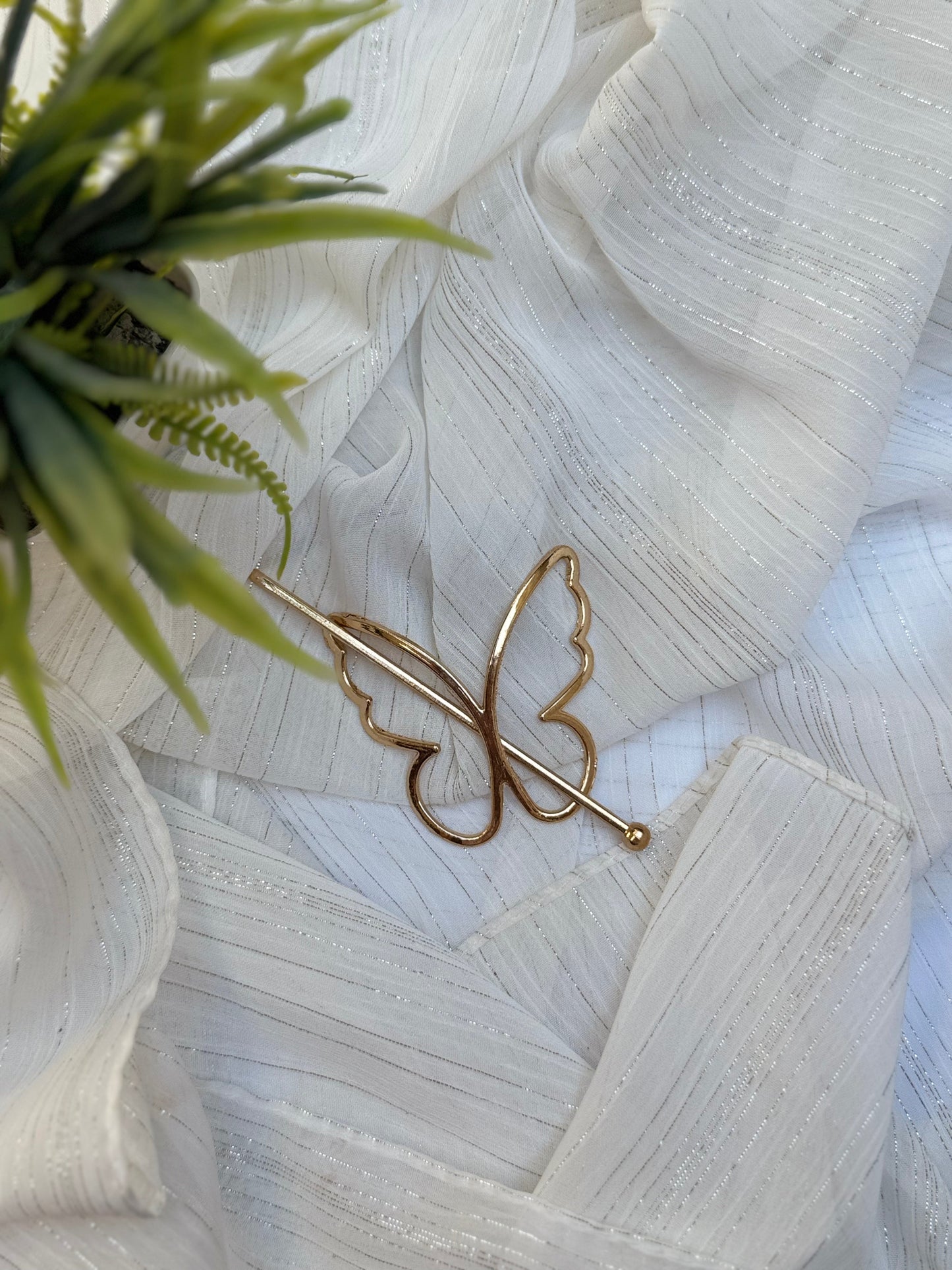 Elegant Butterfly Metal Hair Clip