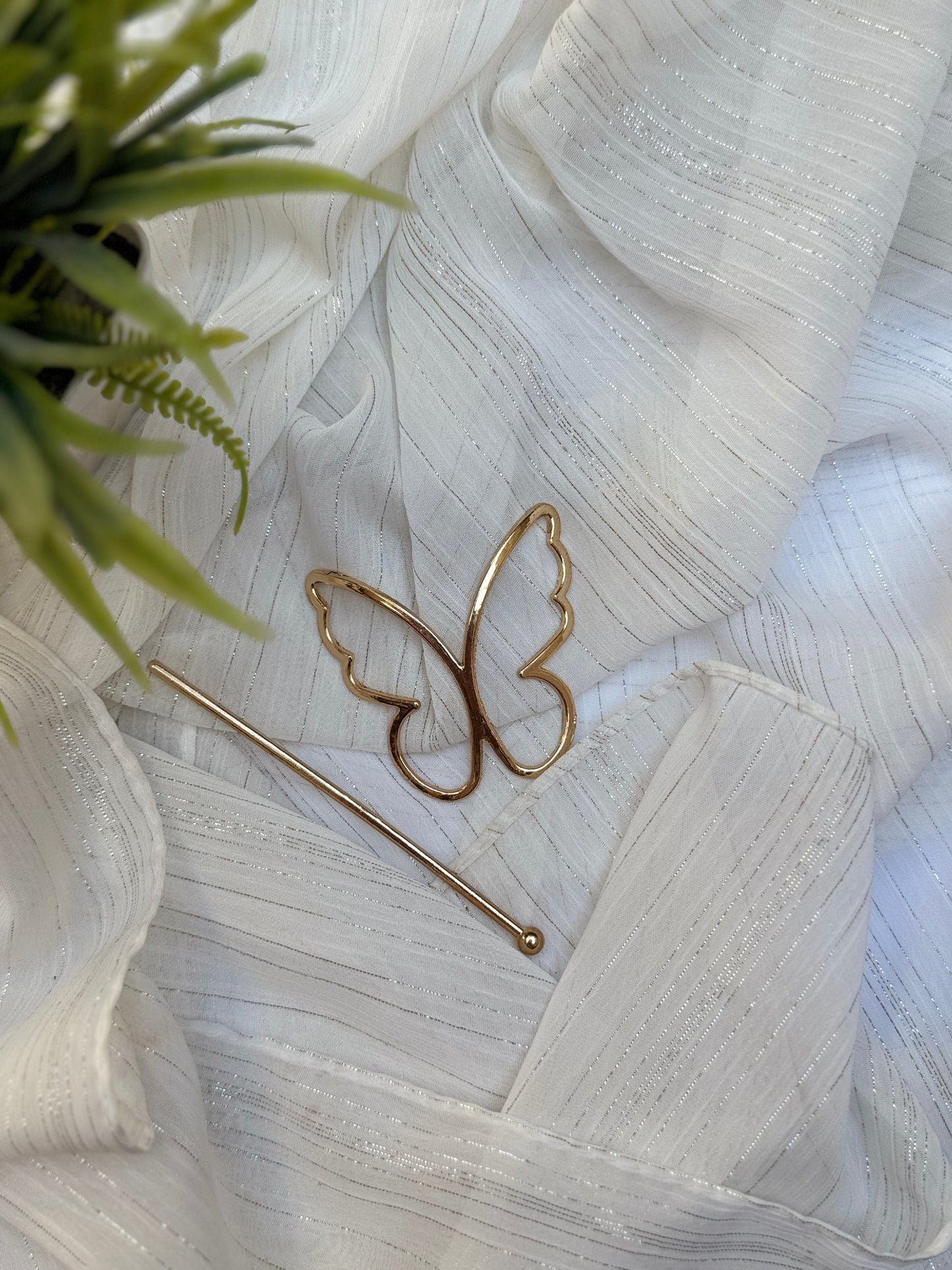 Elegant Butterfly Metal Hair Clip