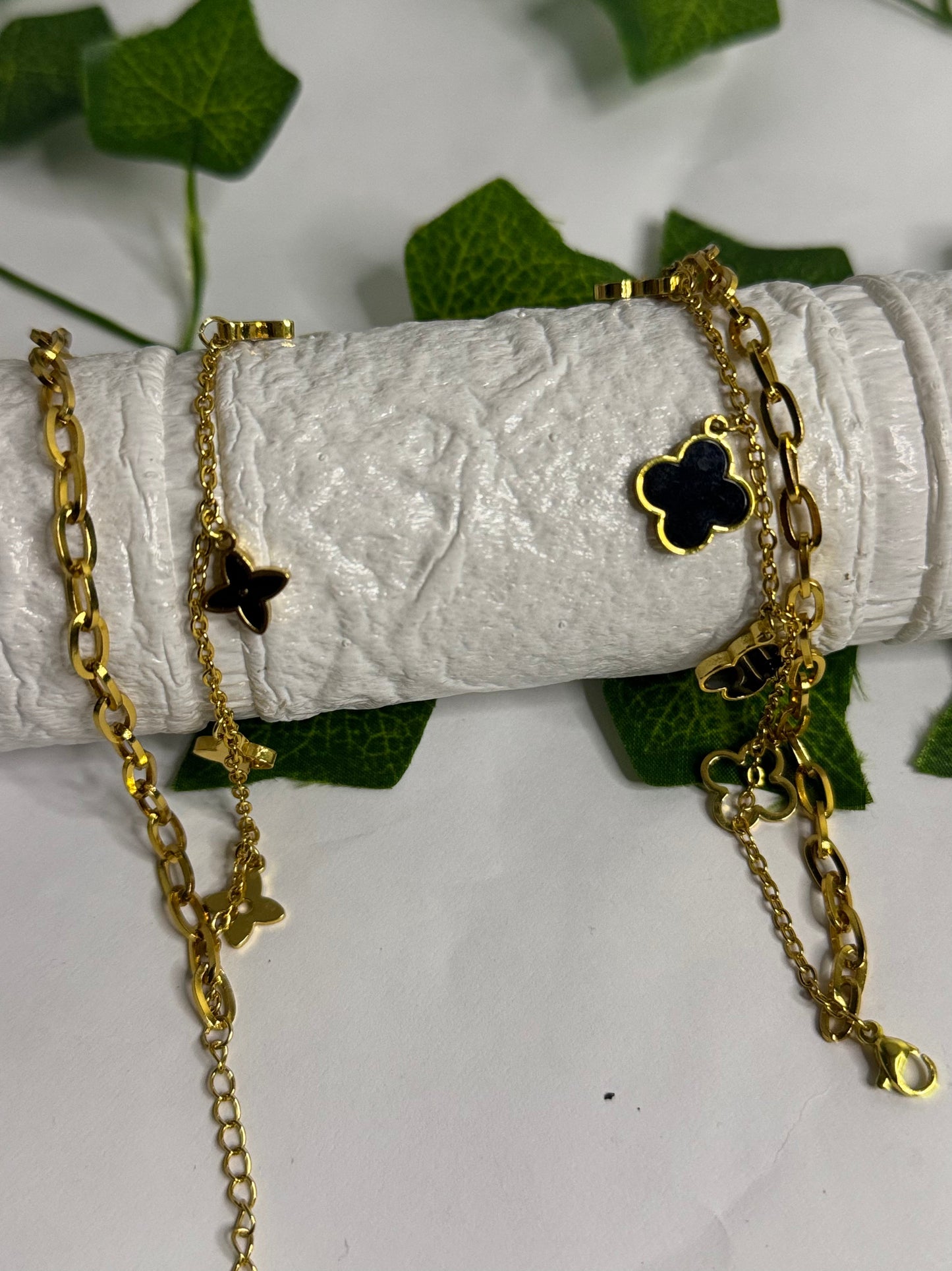 Double Layered Bracelet - Stainless steel