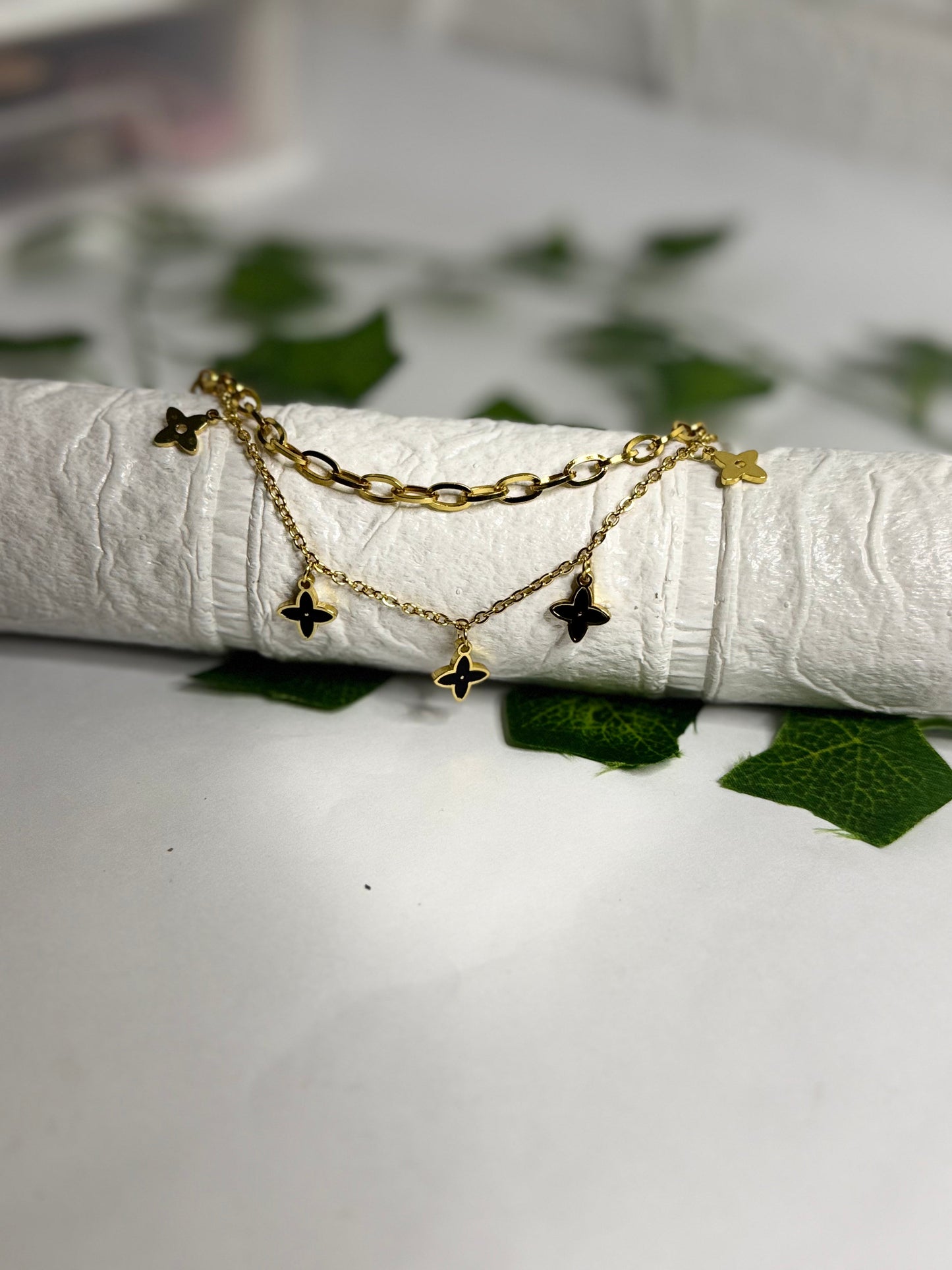 Double Layered Bracelet - Stainless steel