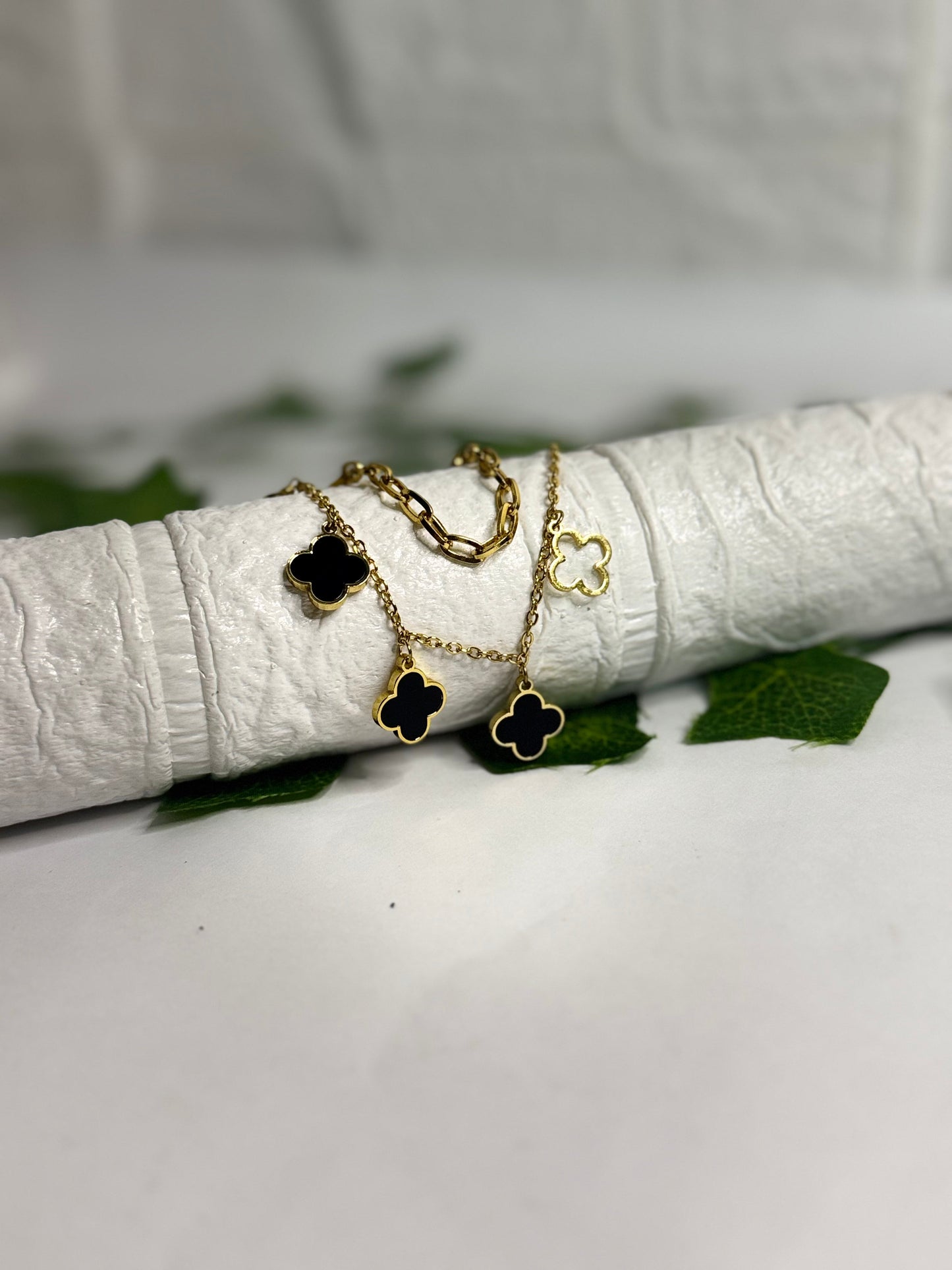 Double Layered Bracelet - Stainless steel