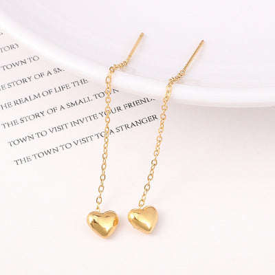 Chain Heart Earings