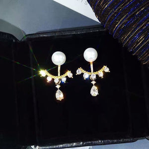 Pearl & Diamond Gold - Earring