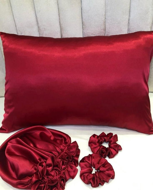 Night Silk hair Accessories set - Handmade
