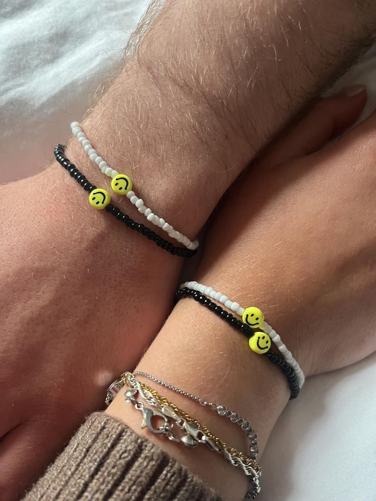 Permanent Couple Bracelets with Initials