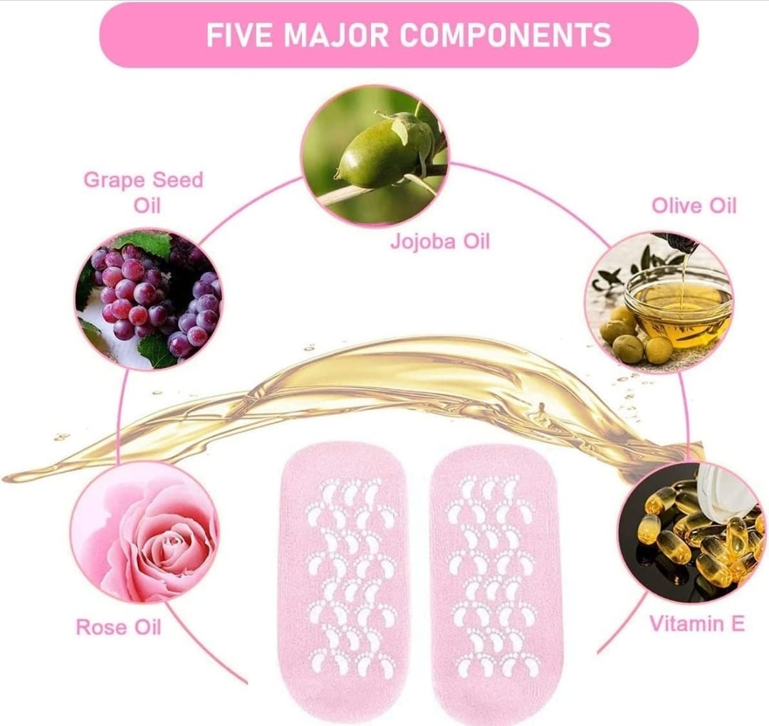 Rough Foot Care Treatment Silicon Socks for Winter