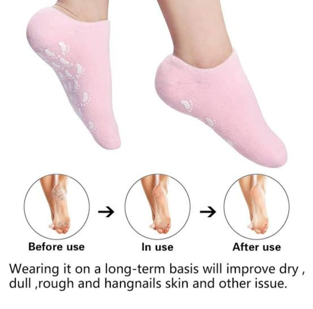 Rough Foot Care Treatment Silicon Socks for Winter