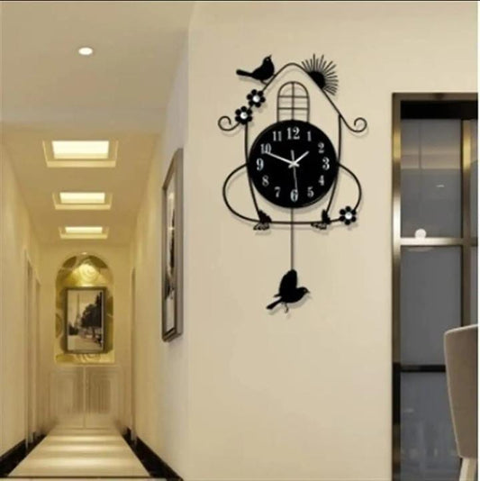 Bird Cage wall clock