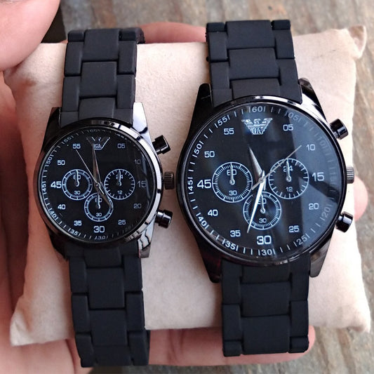Rubber Chain Couple Watches